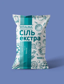 Сіль Екстра Vitalina 1,0 кг