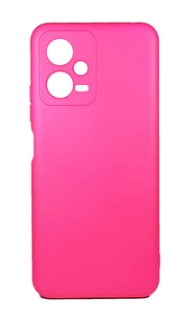 Панель Soft Silicone Case для Redmi Note 12 (5G)/POCO X5 (т.п.), Малиновий