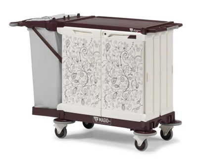 Візок готельний TTS MagicArt ANTHEA 210R-02 для обслуговування 8/10 готельних номерів