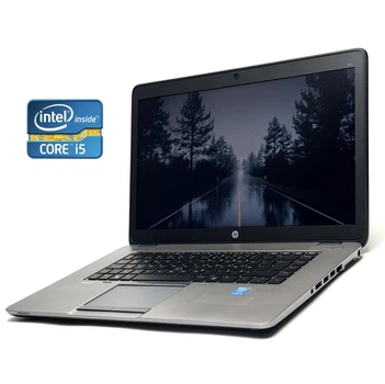 Ноутбук Б-класс HP EliteBook 850 G2 / 15.6" (1920x1080) TN / Intel Core i5-5200U (2 (4) ядра по 2.2 - 2.7 GHz) / 8 GB DDR3 / 128 GB SSD / Intel HD Graphics 5500 / WebCam / Win 10 Pro б/у