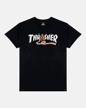 Футболка Thrasher THR X TOY MACHINE PYRAMID 145592-BLA S