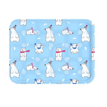 Охлаждающий коврик для собак и кошек GEL Material Summer Pet Cooling Mat, Lucky Bears, 70х120 см