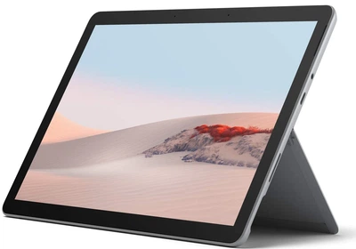 Планшет 10.5" FullHD Microsoft Surface Go 2 (STQ-00003) Intel Pentium 4425Y RAM 8GB SSD 128GB 10ч батарея Win10 Магниевый корпус Платиновый (102000856) - Уценка
