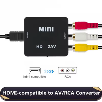 Адаптер HDMI AV RCA MINI HD2AV 1080p з підтримкою NTSC PAL