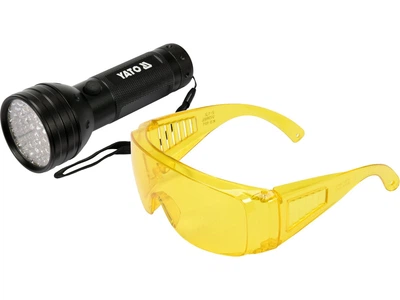 Ультрафіолетовий ліхтар UV YATO YT-08581 51 LED з захисними окулярами