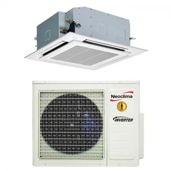 Касетний інверторний кондиціонер Neoclima NTSI12EH1z/NUI12EH1z/NTP-12-18EHez R32 -23 на обігрів