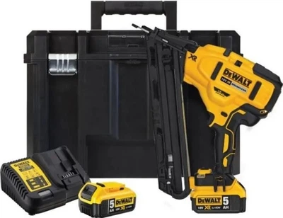 Akumulatorowa sztyfciarka do wykończeń DeWalt 18 V z 2 akumulatorami 5 Ah (DCN650P2-QW)