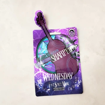 Дитяча тканинна маска для обличчя пом'якшувальна з ароматом бульку Wednesday 20 мл.