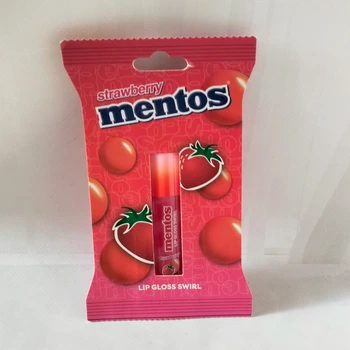 Детский блеск для губ Mentos Lip Balm Strawberry 3.8 мл.
