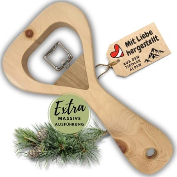Открывалка для бутылок из дерева sagl.tirol