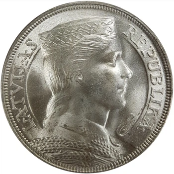 Колекційна срібна монета "5 Латів" 25 г 1929-1932 роки
