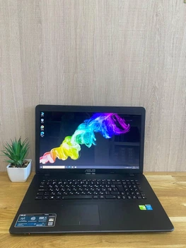 Ноутбук ASU's f751l 17,3 I5-4210u 12gb Intel hd graphics 4600+NVIDIA GeForce 820m 128ssd Б/В