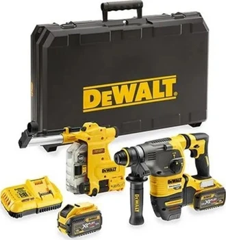 Акумуляторний перфоратор DeWalt FlexVolt SDS-Plus з 2 акумуляторами 9 Аг (DCH335X2-QW)