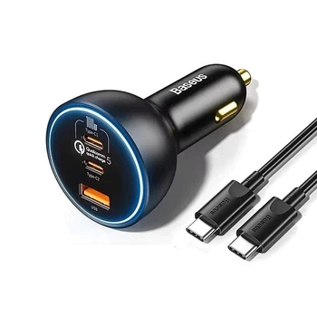 Автомобильное зарядное устройство 160W Baseus Qualcomm Multi-Port Fast Charge черный (TZCCZM-0G)
