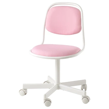 Дитяче офісне крісло, білий/рожевий IKEA ÖRFJÄLL 704.417.69