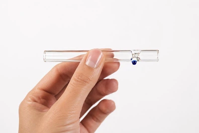 Стеклянная трубка для курения One Hitter 2 Blue