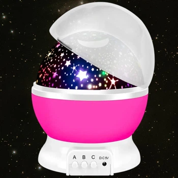 Нічник зоряне небо Star Master Q4 Pink RGB магія космосу у твоїй кімнаті
