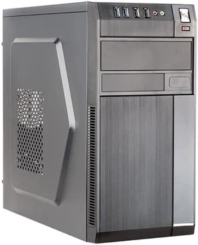Корпус для ПК iTek Itocrb10 Robb / Mini tower / Micro-ATX / 1x120 мм / 2 x USB 3.0 / Черный (101920651)