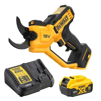 Садовые ножницы - аккумуляторный секатор DeWALT DCMPP568P1 аккумулятор 18В диаметр реза 32 мм вес 1.37 кг (DCMPP568P1)