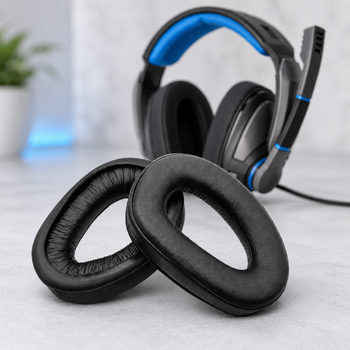 Амбушюры для наушников Sennheiser GSP 300 / GSP 301 / GSP 302 / GSP 303 / GSP 350 / GSP 370 - черные