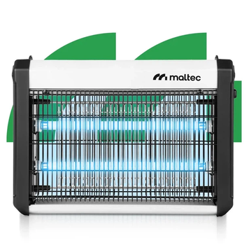 Знищувач комах Maltec MasterKiller 112544 16W електрична інсектицидна UV лампа від комарів та мух чорна