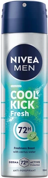 Антиперспирант спрей для мужчин NIVEA Men Заряд свежести 150 мл (5900017078625)