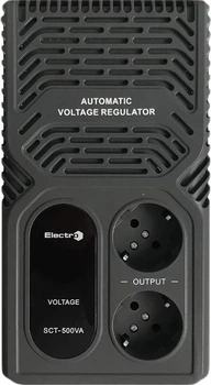 Стабілізатор напруги ElectrO SСТ-500 0.5 кВА 2 розетки релейний (SCT05EL2)