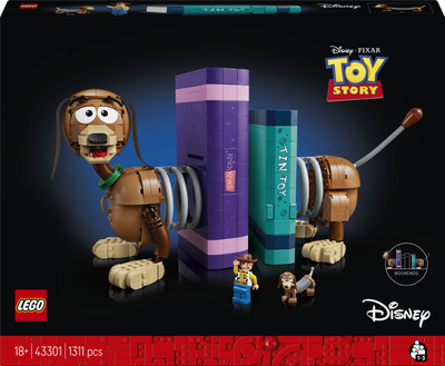 Конструктор LEGO Disney Pixar Книжкові підставки Собачка Спіралька з Історії іграшок 1311 деталей (43301)
