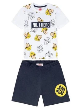 Піжама Fireman Sam Пожежний Сем Lupilu 98 104 см біла чорна