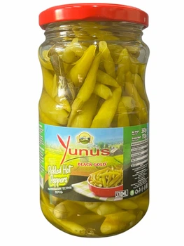 Перець Якан маринований гострий Yunus Black Gold Yakan Biberi 370 мл