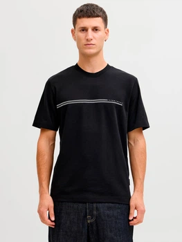 Футболка длинная мужская Jack & Jones 12289936 2XL Black (5715866830474)