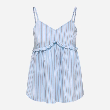 Топ женский ONLY 15370981 XS Chambray Blue (5715871743769)