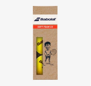 М'ячі для великого теніса для дітей Babolat Soft Foam 3 шт