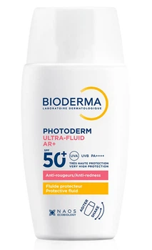 Солнцезащитный флюид для чувствительной кожи склонной к покраснениям Bioderma Photoderm AR+ Ultra-Fluid Anti-Redness SPF50+ 40 мл