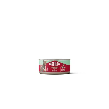 Вологий корм Carnilove Chicken, Duck & Pheasant для котів, паштет курка, качка і фазан, 100 г (8595602582884)