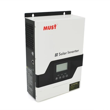 Гiбрiдний ДБЖMUST PV18-1012VPM II, 1000W, 12V, ток заряда 10/20A, 160-275V, MPPT (45А, 105 Vdc) (UG-28906)