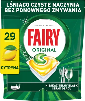 Капсули для посудомийних машин Fairy Original Все-в-1 29 шт (8006530115711)