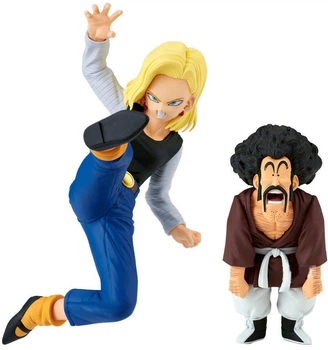 Zestaw figurek Banpresto Match Makers Dragon Ball Z Android 18 and Mr. Satan 11/8 cm 2 szt PZ69645P (4573102696458)