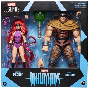 Zestaw figurek Hasbro Marvel Legends Series Inhumans Medusa and Gorgon 15 cm 2 szt G1870 (5010996328366)