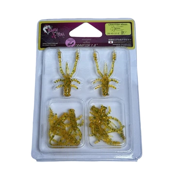 Приманка Crazy Fish Crayfish 1.8" 26-45-31-6 кальмар упак (8шт),26-45-31-6