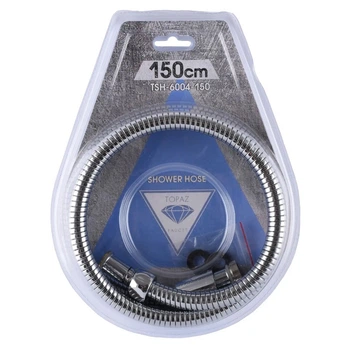 Шланг для душу TOPAZ TSH-6004- 150см. хром