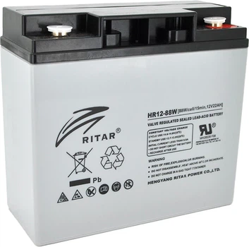 Тяговий акумулятор AGM RITAR EV12-22, 12V 22Ah L5