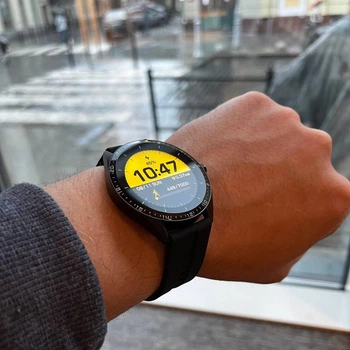 Смарт-годинник KUMI GW16T, AMOLED, водонепроникні, чорні