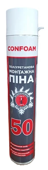 Пена монтажная полиуретановая всесезонная Confoam 50 бытовая 550 мл