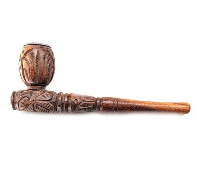 Трубка из розового дерева 15х6х3 см (18380В)