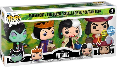 Набор фигурок Funko Pop! Disney Villains 9 см 4 шт FUN77129 (889698771290)
