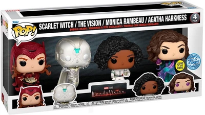 Набор фигурок Funko Pop! Marvel Wanda Vision 9 см 4 шт 69141 (889698691413)
