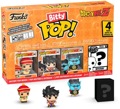 Набор фигурок Funko Bitty Pop! Dragon Ball Z Serie 2 2.5 см 4 шт FK73023 (889698730235)