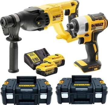 Набір електроінструментів DeWalt 18V XR DCH133M1 + DCF787 з 2 акумуляторами 4 Ah (DCK2023M2T-QW)