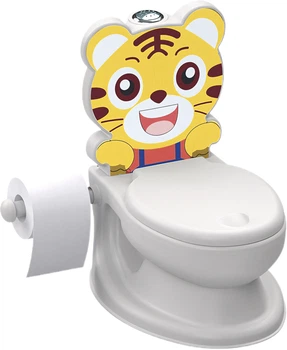 Nocnik dziecięcy edukacyjny Dolu Tiger 7239 biały 43.5x41.3x28 cm (8690089072399)